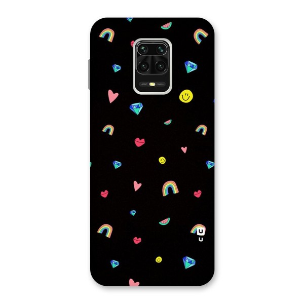 Cute Multicolor Shapes Back Case for Redmi Note 9 Pro