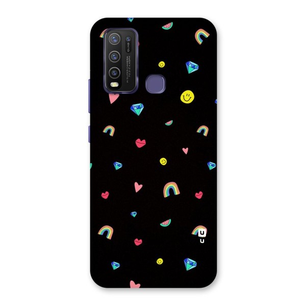 Cute Multicolor Shapes Back Case for Vivo Y50