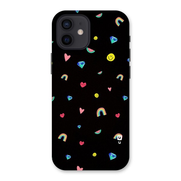 Cute Multicolor Shapes Back Case for iPhone 12