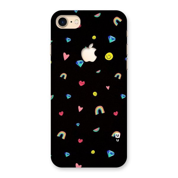 Cute Multicolor Shapes Back Case for iPhone 7 Apple Cut