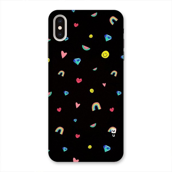 Cute Multicolor Shapes Back Case for iPhone XS Max