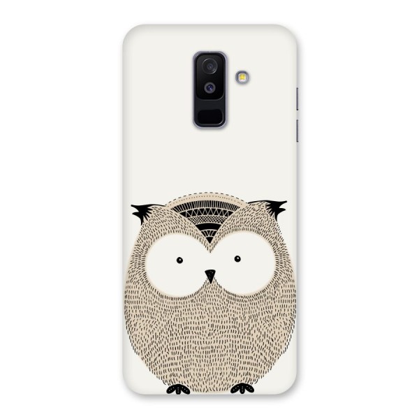 Cute Owl Back Case for Galaxy A6 Plus
