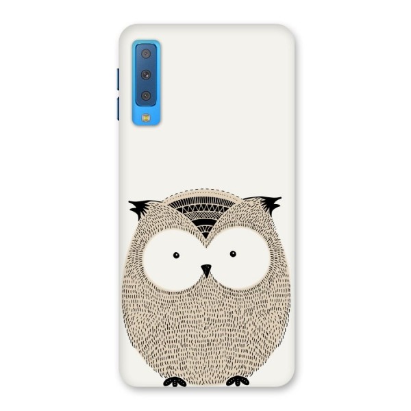 Cute Owl Back Case for Galaxy A7 (2018)
