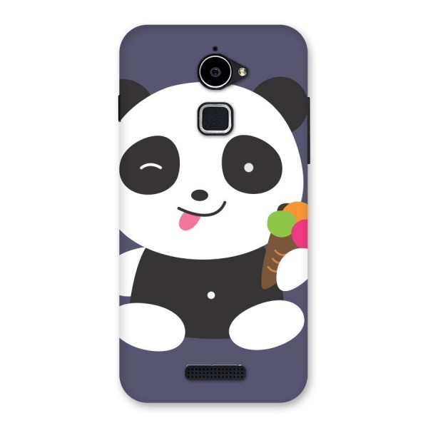 Cute Panda Blue Back Case for Coolpad Note 3 Lite