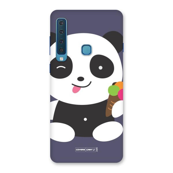 Cute Panda Blue Back Case for Galaxy A9 (2018)