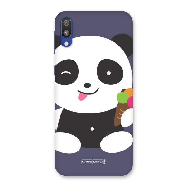 Cute Panda Blue Back Case for Galaxy M10