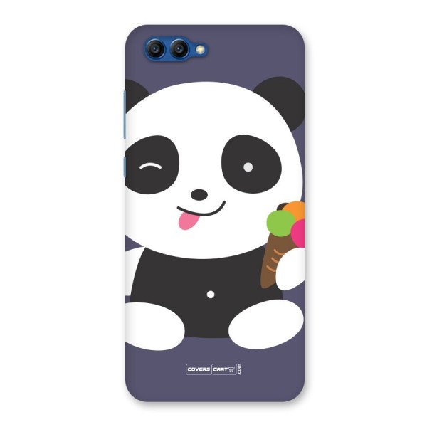 Cute Panda Blue Back Case for Honor View 10