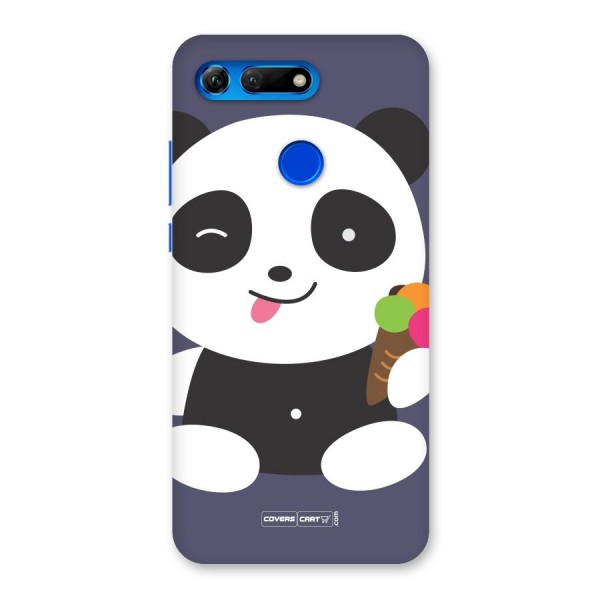 Cute Panda Blue Back Case for Honor View 20
