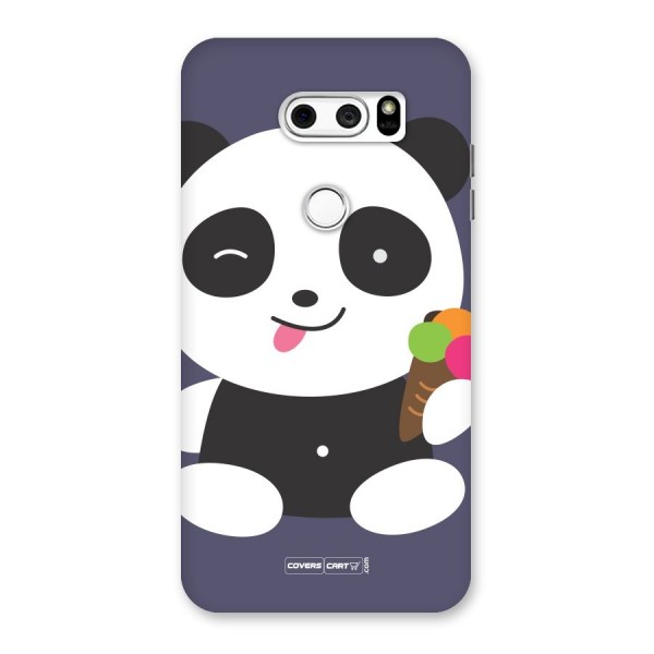 Cute Panda Blue Back Case for LG V30