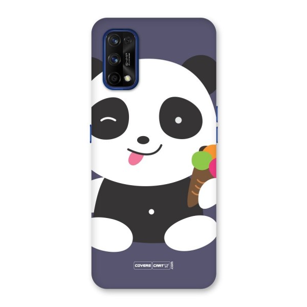 Cute Panda Blue Back Case for Realme 7 Pro