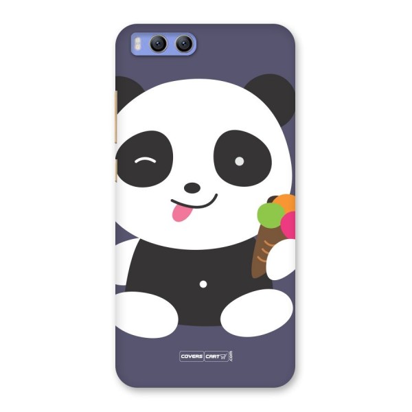 Cute Panda Blue Back Case for Xiaomi Mi 6