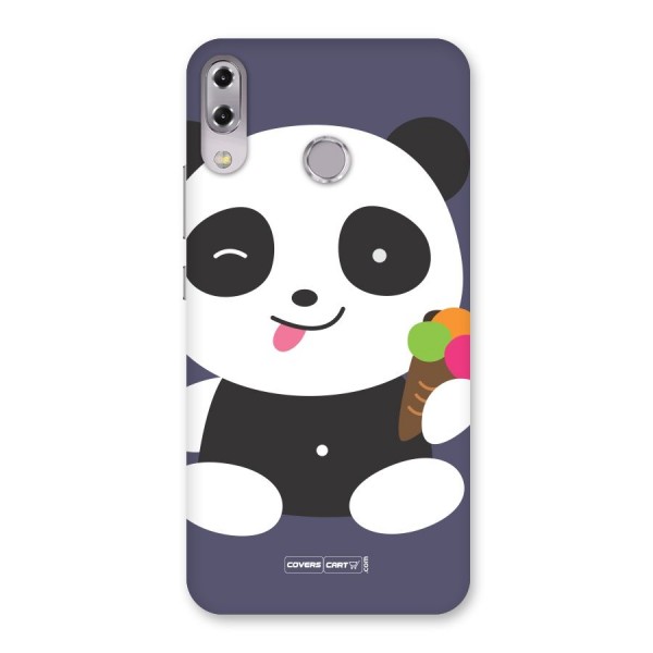 Cute Panda Blue Back Case for Zenfone 5Z