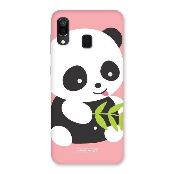 Cute Panda Pink Back Case for Galaxy A20