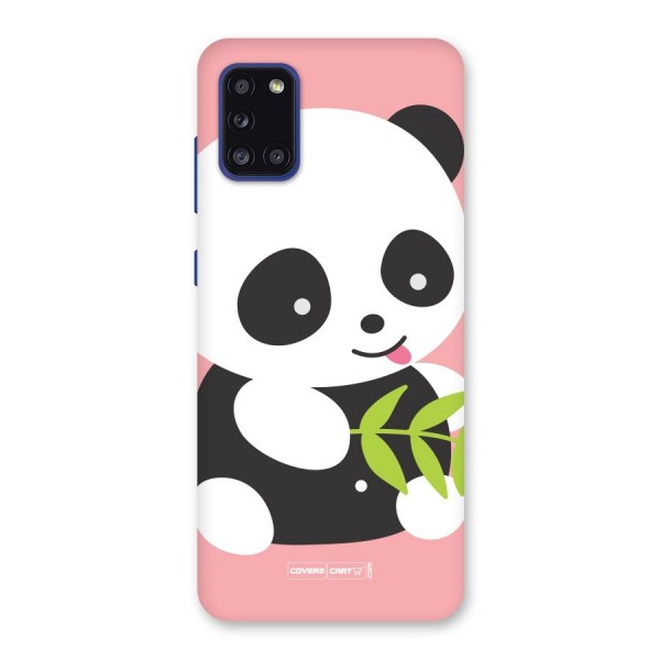 Cute Panda Pink Back Case for Galaxy A31