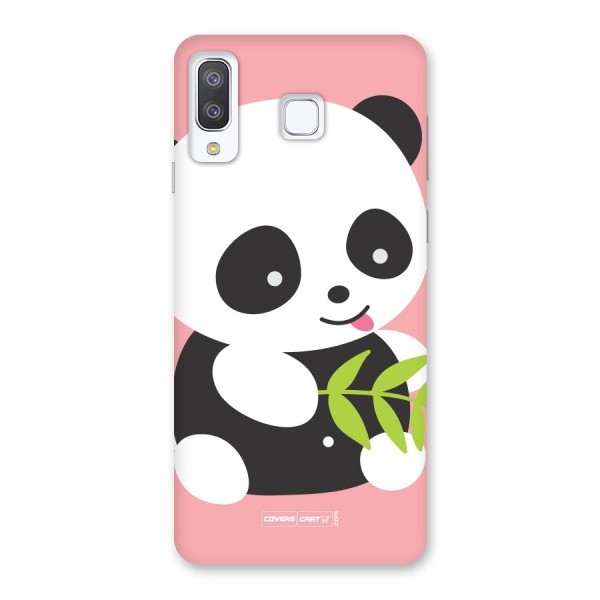 Cute Panda Pink Back Case for Galaxy A8 Star