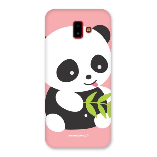 Cute Panda Pink Back Case for Galaxy J6 Plus
