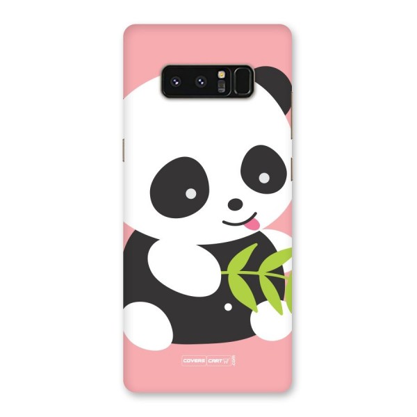 Cute Panda Pink Back Case for Galaxy Note 8