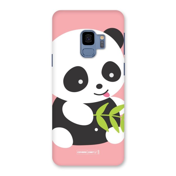 Cute Panda Pink Back Case for Galaxy S9