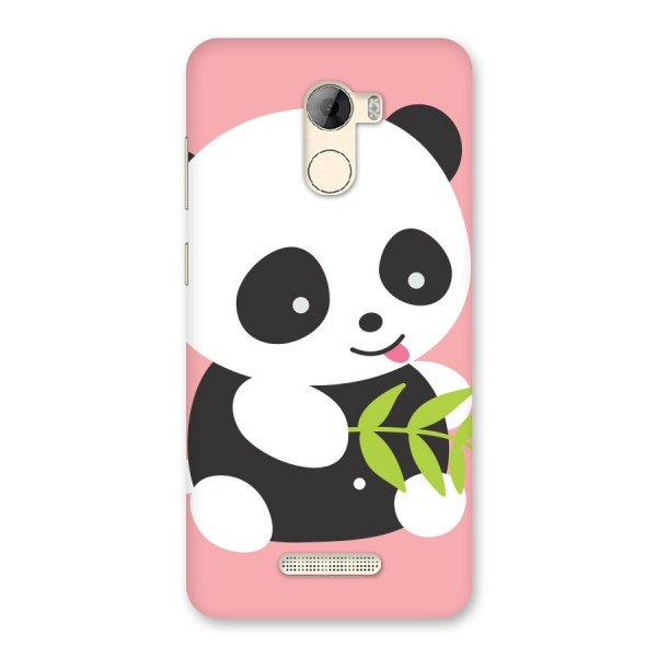 Cute Panda Pink Back Case for Gionee A1 LIte