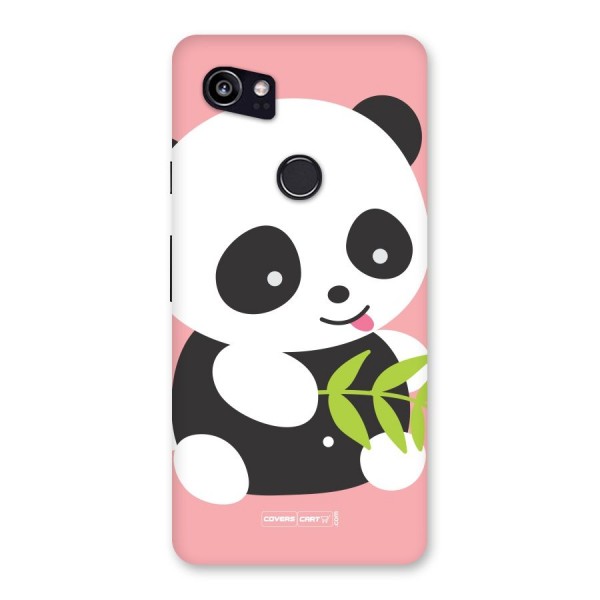 Cute Panda Pink Back Case for Google Pixel 2 XL