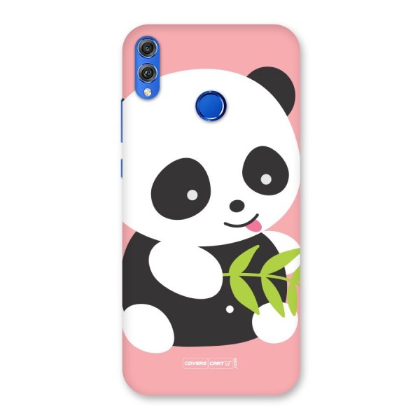 Cute Panda Pink Back Case for Honor 8X