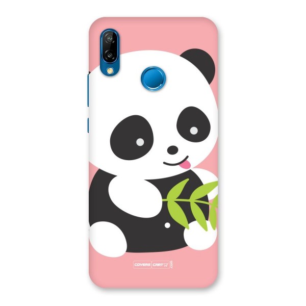 Cute Panda Pink Back Case for Huawei P20 Lite