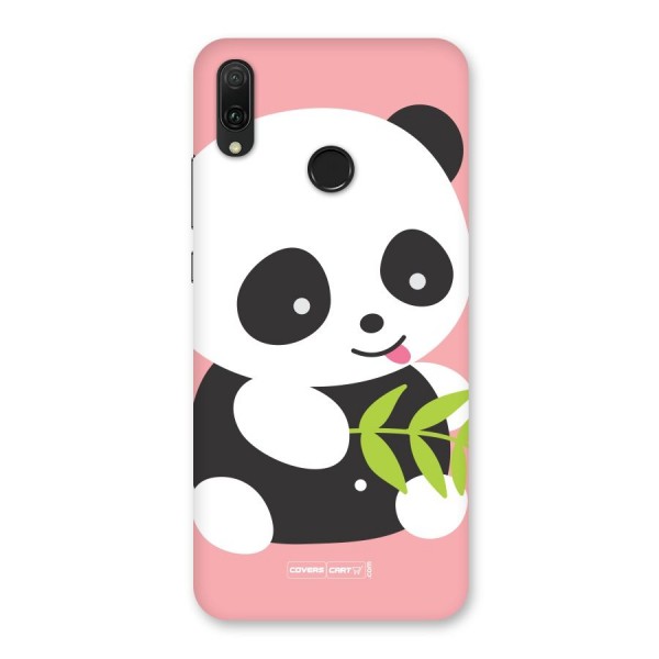 Cute Panda Pink Back Case for Huawei Y9 (2019)