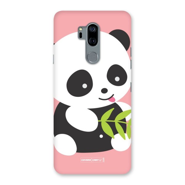 Cute Panda Pink Back Case for LG G7