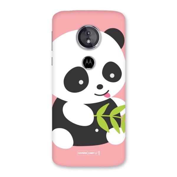 Cute Panda Pink Back Case for Moto E5