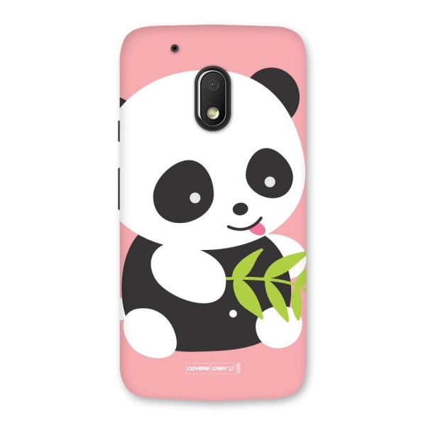 Cute Panda Pink Back Case for Moto G4 Play