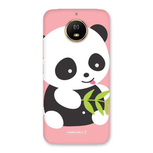 Cute Panda Pink Back Case for Moto G5s