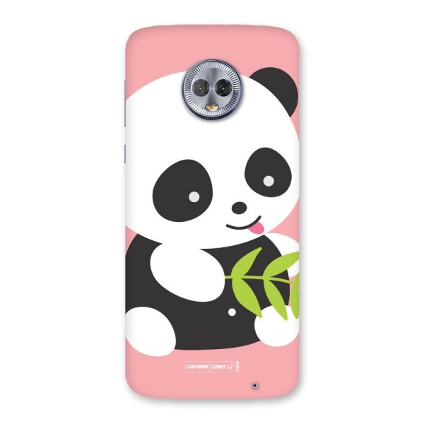 Cute Panda Pink Back Case for Moto G6 Plus