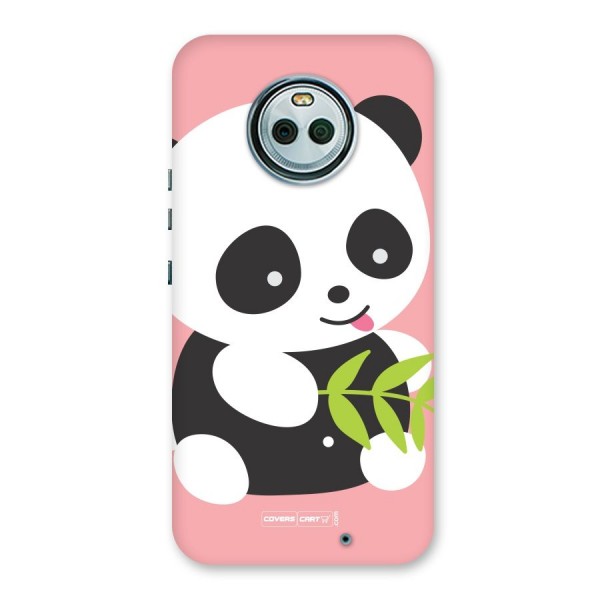 Cute Panda Pink Back Case for Moto X4