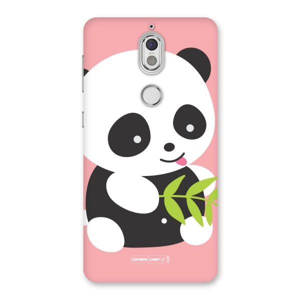 Cute Panda Pink Back Case for Nokia 7