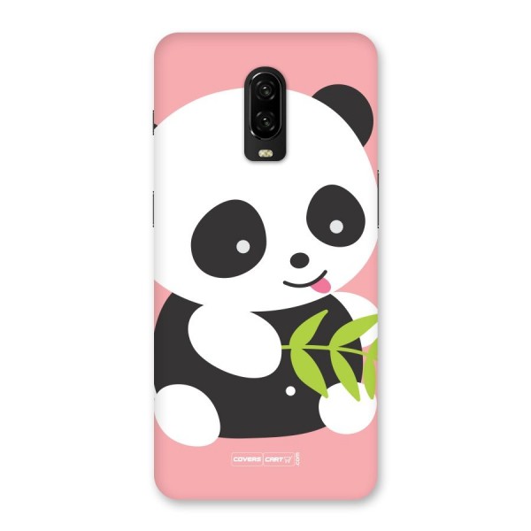 Cute Panda Pink Back Case for OnePlus 6T