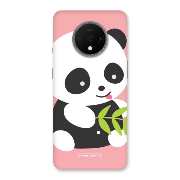 Cute Panda Pink Back Case for OnePlus 7T