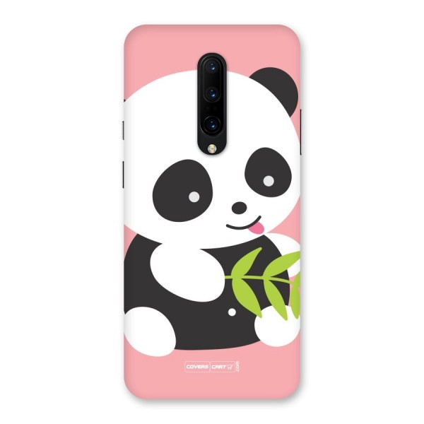 Cute Panda Pink Back Case for OnePlus 7 Pro