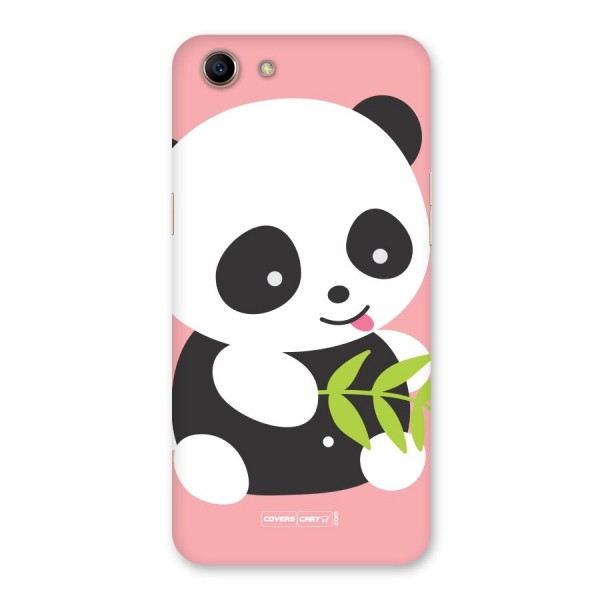 Cute Panda Pink Back Case for Oppo A83 (2018)