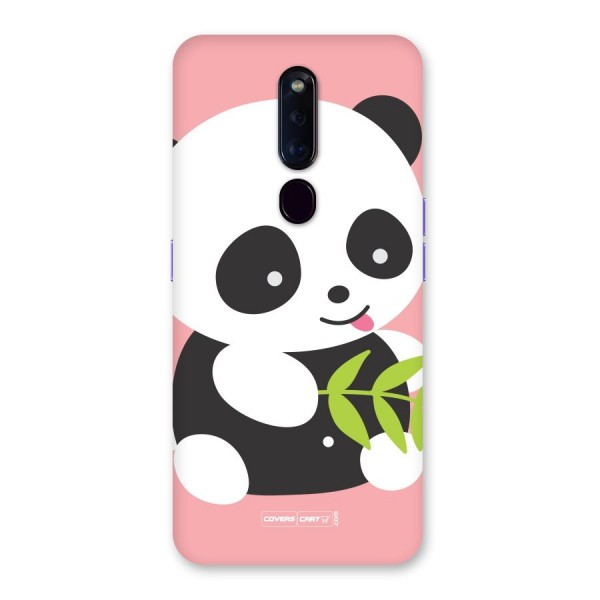 Cute Panda Pink Back Case for Oppo F11 Pro
