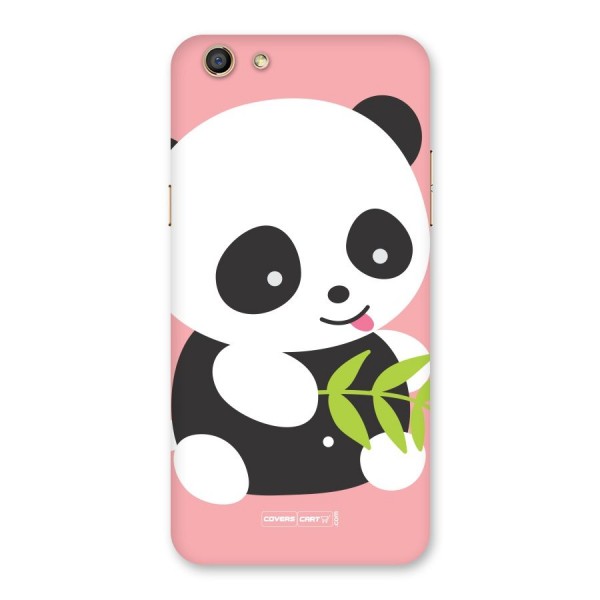 Cute Panda Pink Back Case for Oppo F3