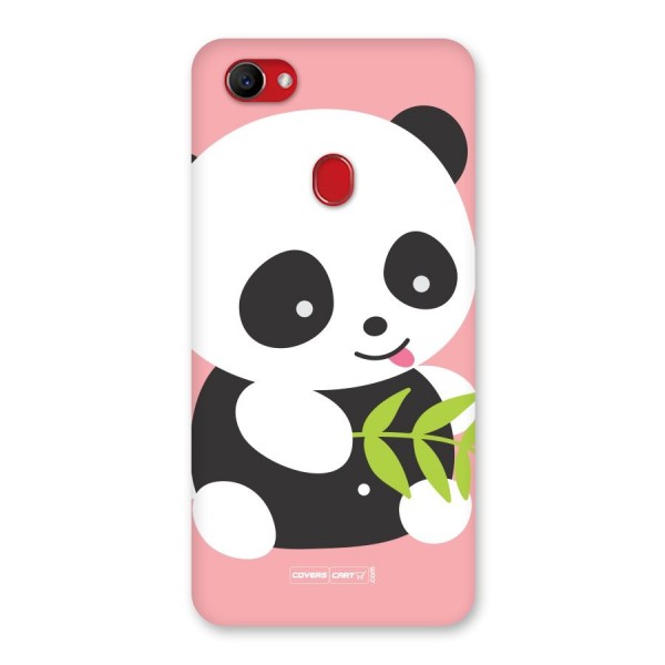 Cute Panda Pink Back Case for Oppo F7