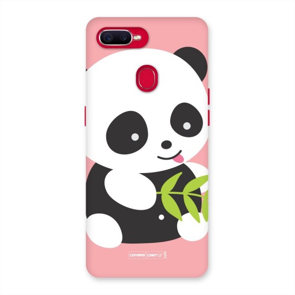 Cute Panda Pink Back Case for Oppo F9 Pro