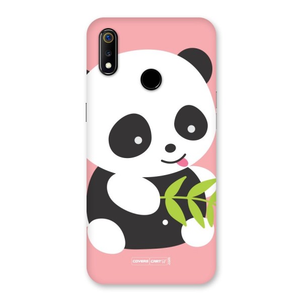 Cute Panda Pink Back Case for Realme 3