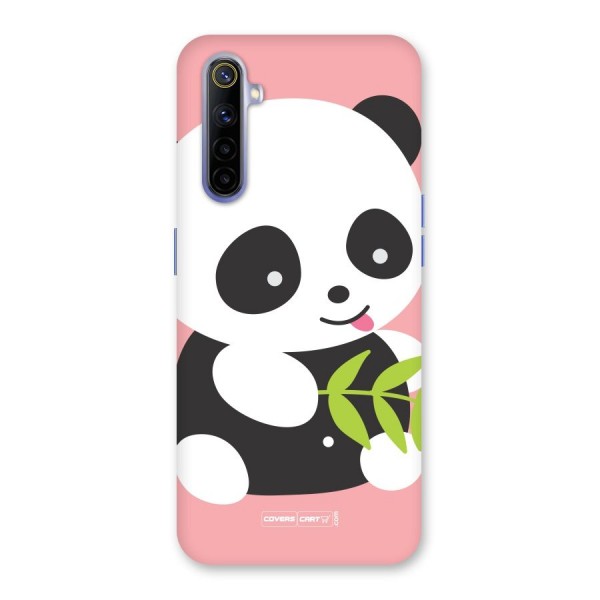 Cute Panda Pink Back Case for Realme 6