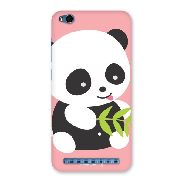 Cute Panda Pink Back Case for Redmi 5A