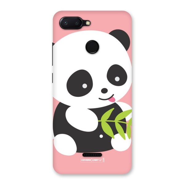 Cute Panda Pink Back Case for Redmi 6