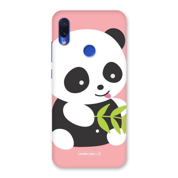 Cute Panda Pink Back Case for Redmi Note 7