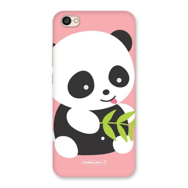 Cute Panda Pink Back Case for Redmi Y1 Lite