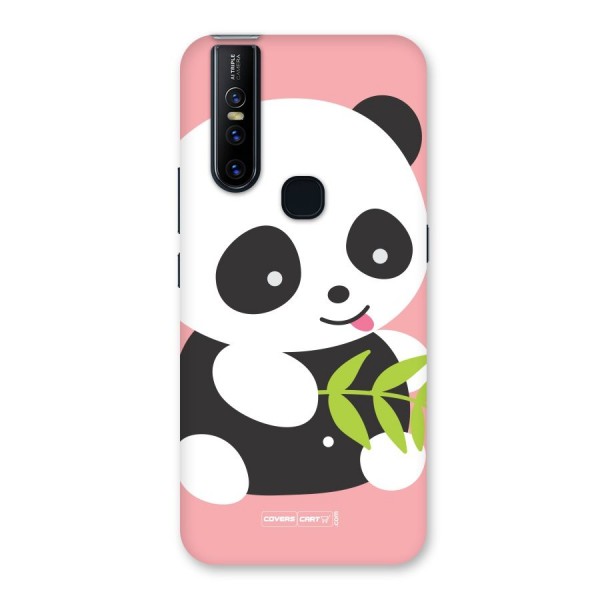 Cute Panda Pink Back Case for Vivo V15