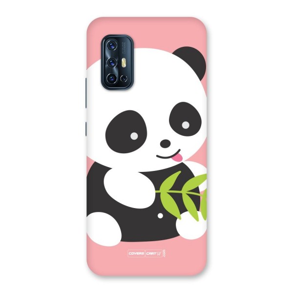 Cute Panda Pink Back Case for Vivo V17